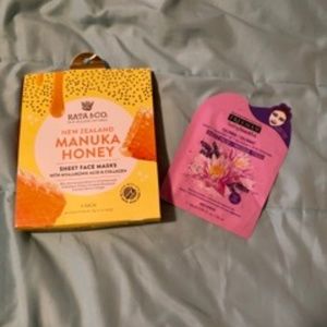Sheet face masks set